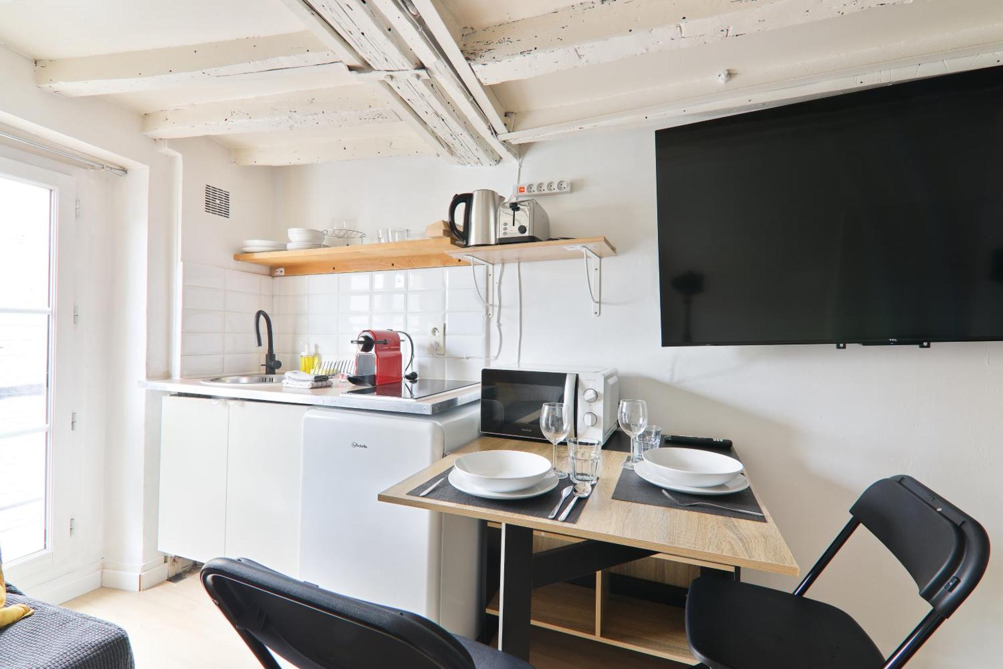 Studio Appartement Quartier Saint-Michel Notre-Dame 3 Free Netflix パリ エクステリア 写真